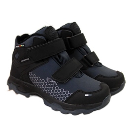 Doposci da bambino, impermeabili con velcro, colore blu navy American Club