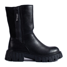 Stivali da donna con gambo alto Shelovet nero