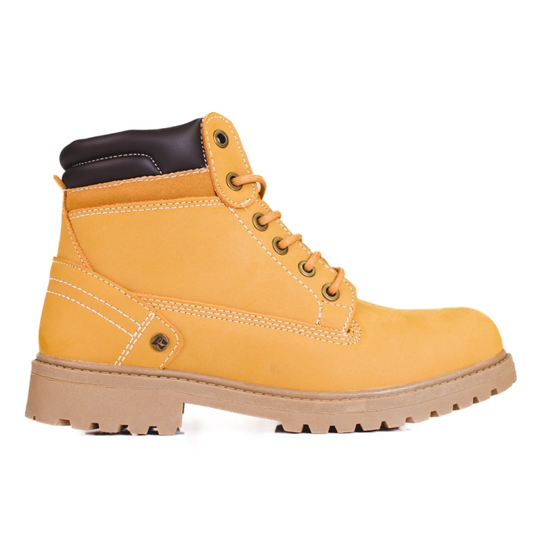 Scarponcini da trekking in pelle da donna DK marrone