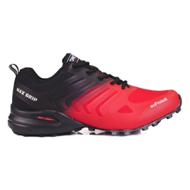 Scarpe da trekking DK nere e rosse nero rosso