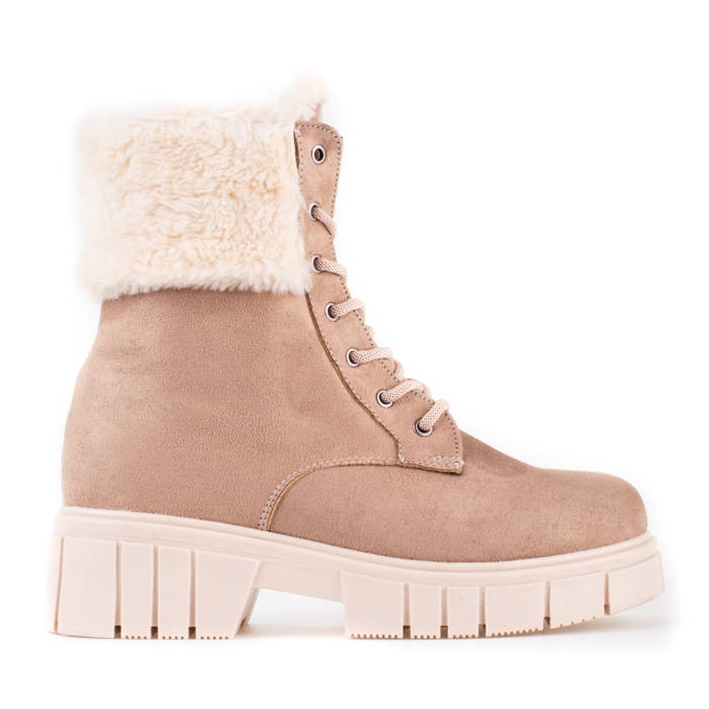 T.Sokolski Stivali da donna in camoscio Shelovet beige