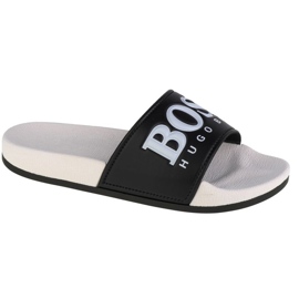 Boss sandals J29275-09B Black Flipflops bianco