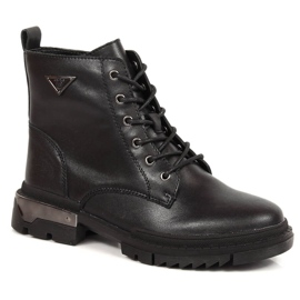 Stivaletti da donna neri in pelle isolante Filippo PAW377B nero