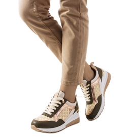 BM Sneakers verdi di Nanson beige verde