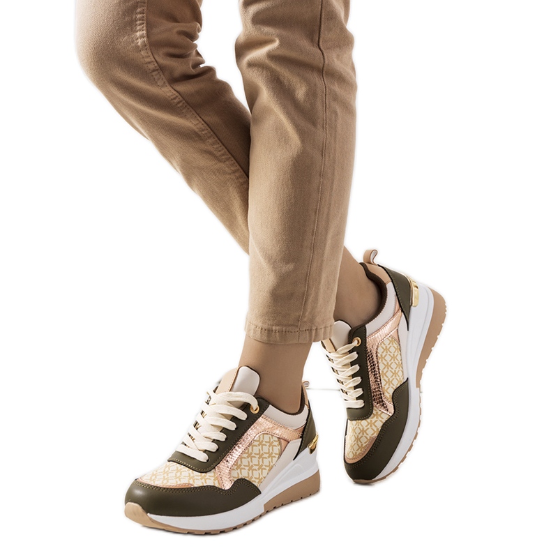 BM Sneakers verdi di Nanson beige verde