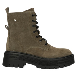 Stivali isolanti in pelle scamosciata Filippo W PAW379B marrone