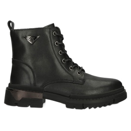 Stivali isolanti in pelle Filippo W PAW377B nero