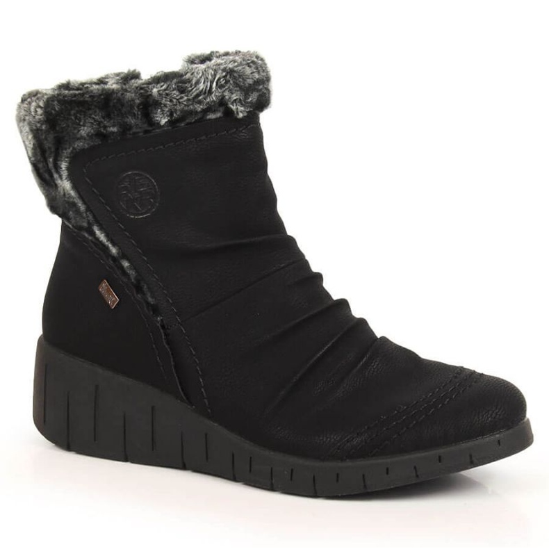 Stivali invernali impermeabili Rieker W RKR546 neri nero