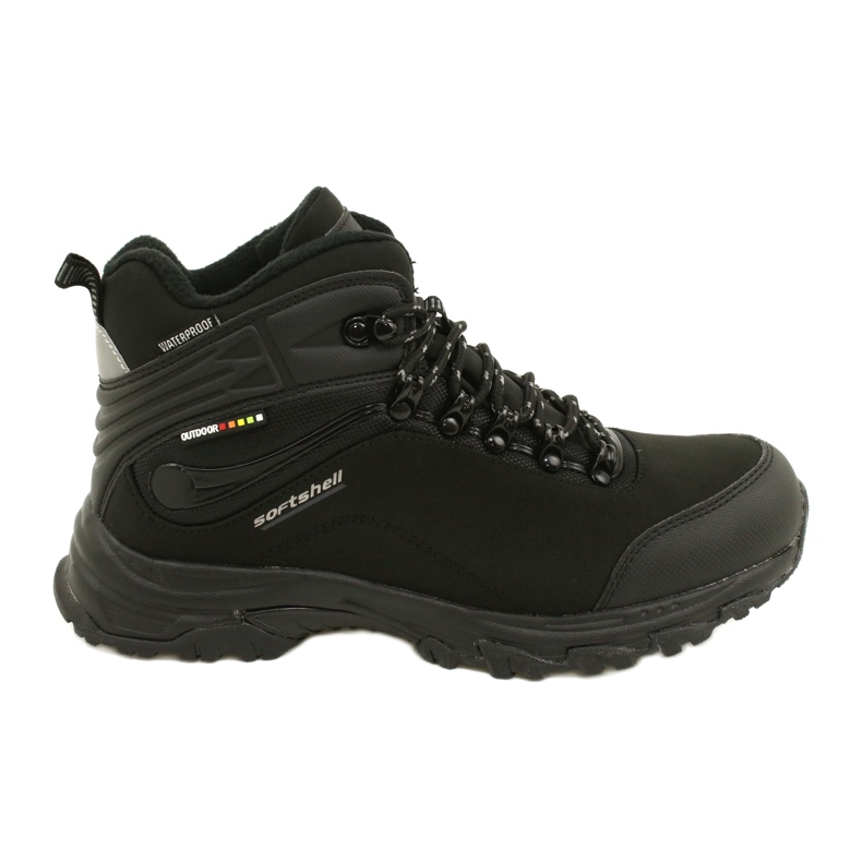 American Club Scarponi invernali da trekking americani Softshell WT54 Neri nero