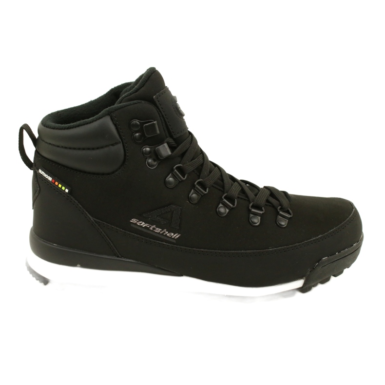 American Club Scarponi invernali da trekking americani Softshell WT60 neri nero
