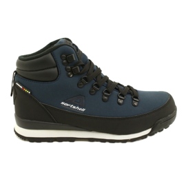 American Club Scarpone invernale da trekking americano con membrana WT61. Blu navy nero