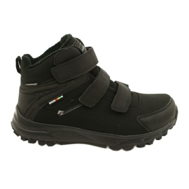 American Club Scarpe invernali americane con membrana nera nero