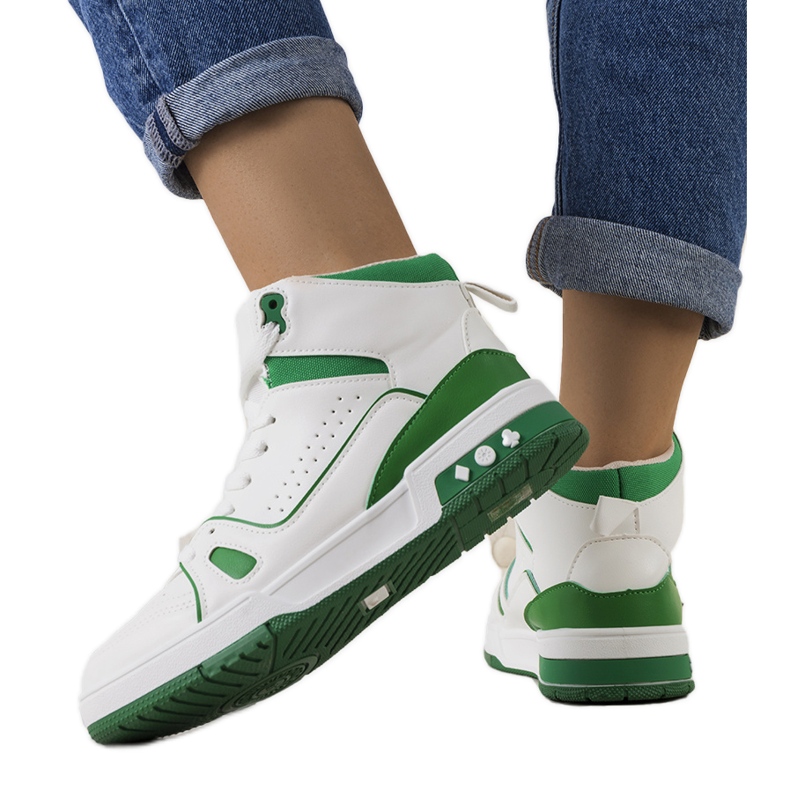 Sneakers verdi per la caviglia Megatheo verde