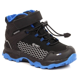 Doposci da bambino impermeabili con chiusura strappo American Club AM904A nero