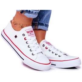 Sneaker stringate Big Star T274022 101 bianca