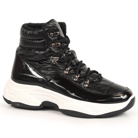 Scarpe sportive da donna Vinceza nere ad alto isolamento nero