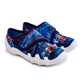BEFADO S.A. Ciabatte Befado Velcro Firetruck 273X309 Blu Navy