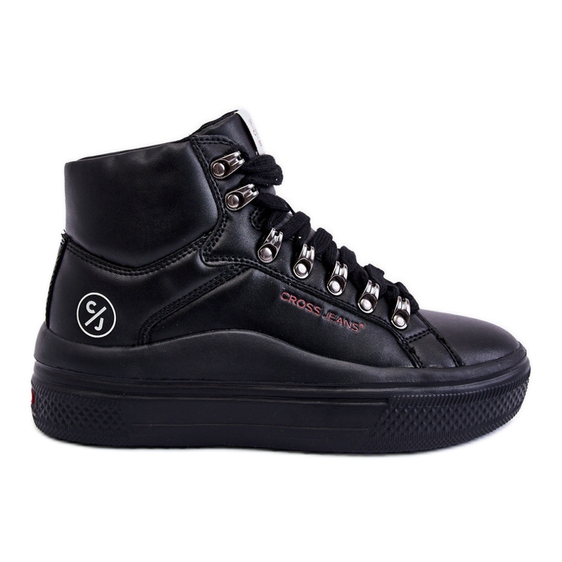 Sneakers Alte Da Donna Cross Jeans KK2R4029C Nere nero