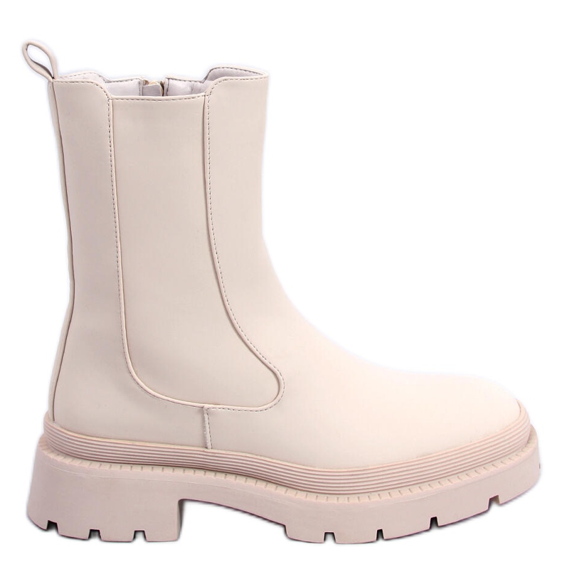 BM Stivaletti Chelsea beige Carmit