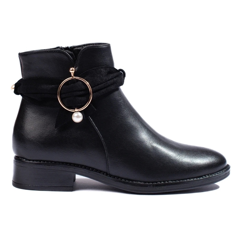 Stivaletti bassi da donna nero