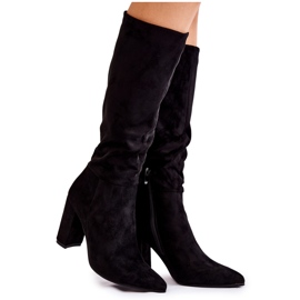 PG1 Stivaletti in camoscio nero Miriam