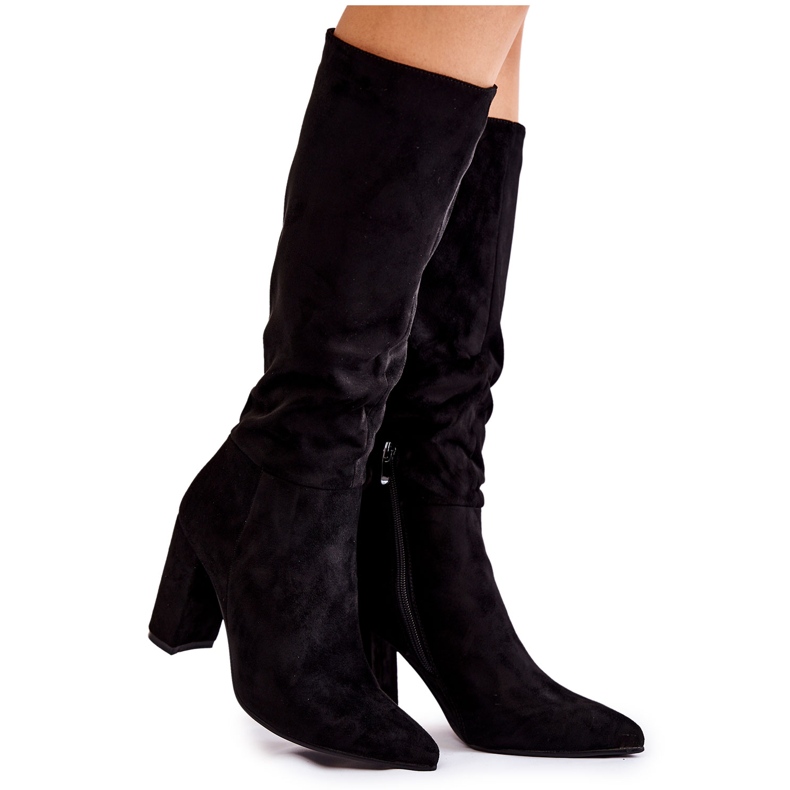 PG1 Stivaletti in camoscio nero Miriam