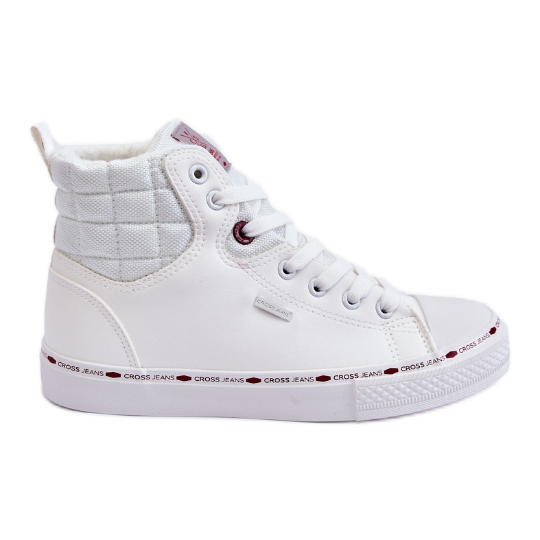 Sneakers alte da donna Cross Jeans KK2R4060C Bianche bianca