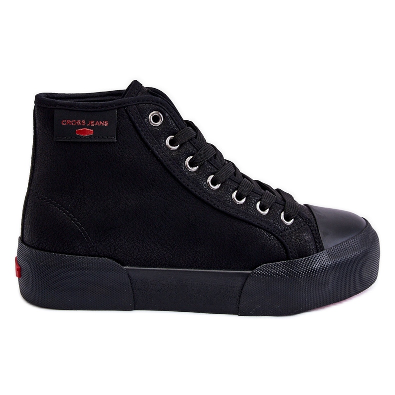 Sneakers Alte Da Donna Cross Jeans KK2R4055C Nere nero