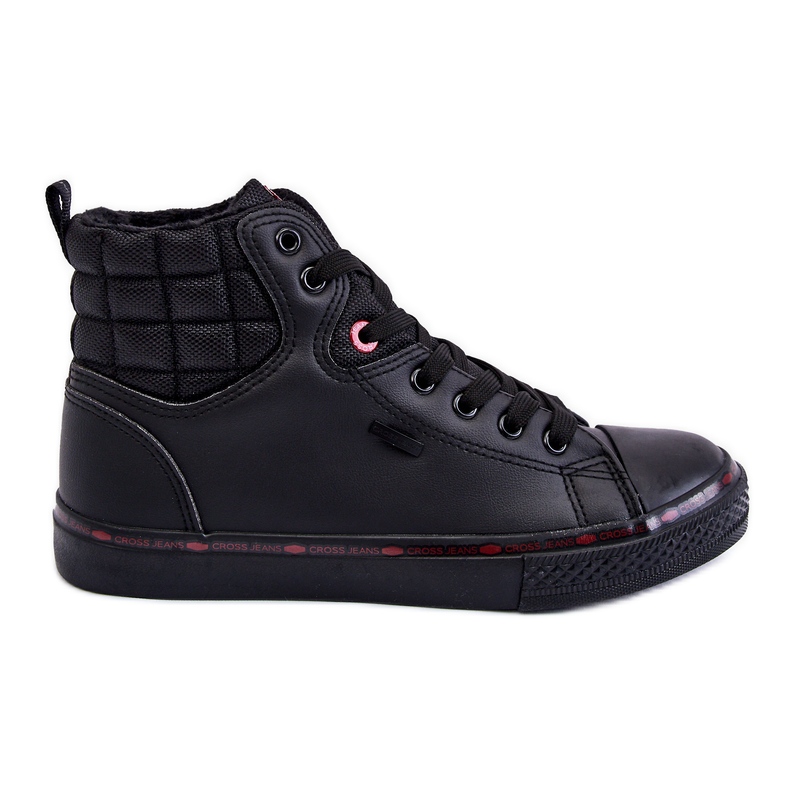 Sneakers Alte Da Donna Cross Jeans KK2R4058C Nere nero