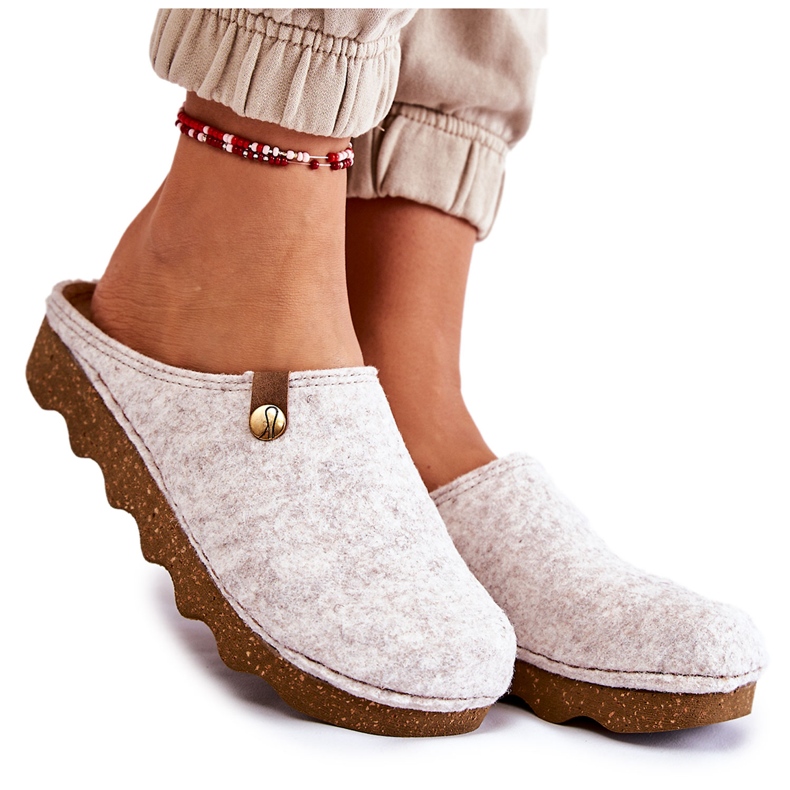 Pantofole domestiche Pantofole profilattiche Inblu DK-08-002 Beige