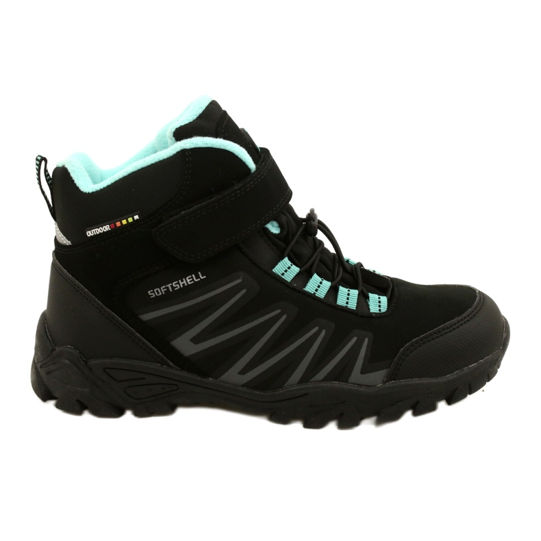 Stivali American Club Softshell con membrana WT107 Black / Mint nero