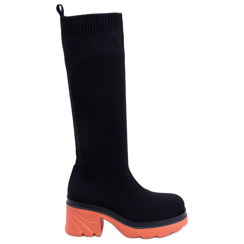 PA1 Tomaia a calzino Duff Orange nero arancia
