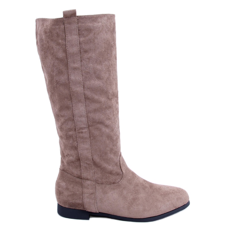 PA1 Stivaletti piatti color cachi beige