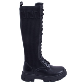BM Stivali da equitazione con tomaia flessibile Keyshia Black nero