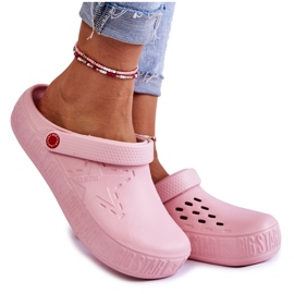 Ciabatte leggere da donna Kroks Big Star II275008 rosa