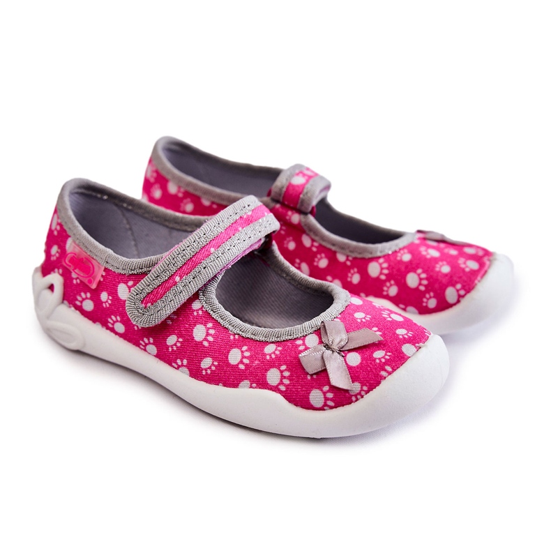 BEFADO S.A. Ballerine per bambini Befado con fiocco 114X477 Rosa