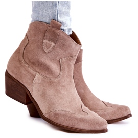 Lewski Shoes Stivaletti da donna Spitz Lewski Scarpe 3236 Cappuccino marrone