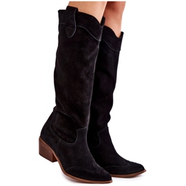 Lewski Shoes Stivali da donna con tacco alto Scarpe Lewski 3235 nero