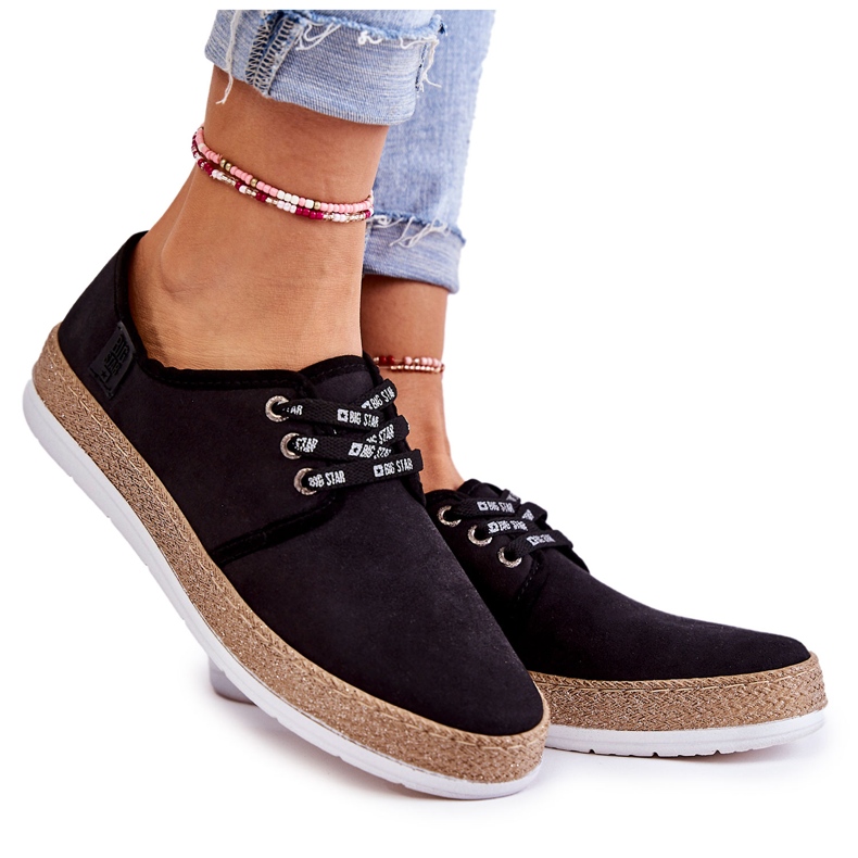 Sneakers Basse da Donna Memory Foam System Big Star KK276004 Nere nero