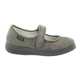 Scarpe da donna Dr.Orto Befado sul piede diabetico 462d001 per velcro grigio