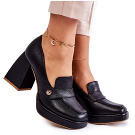 Lewski Shoes Décolleté in pelle Scarpe Lewski 3195/2 Nere nero
