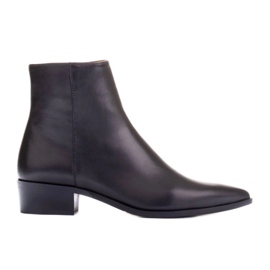Marco Shoes Stivali sottili in morbida pelle nero