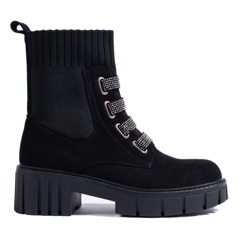 Stivali da donna in camoscio Shelovet nero