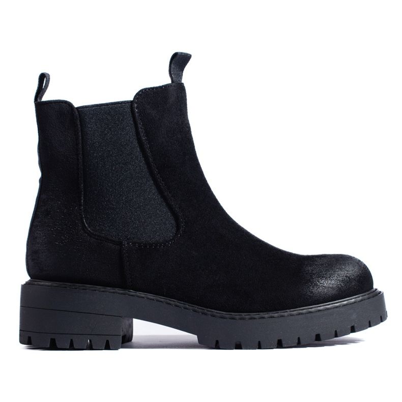 Stivaletti Chelsea neri da donna Shelovet nero
