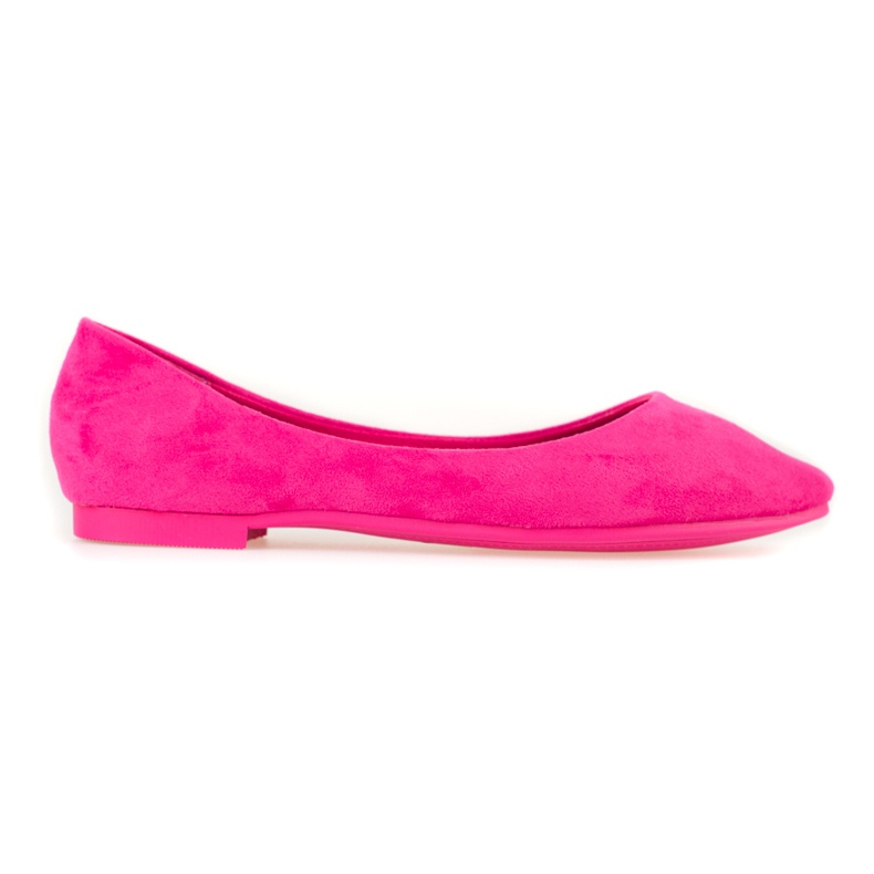 Comode ballerine Shelovet in suede rosa