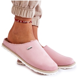Pantofole domestiche calde Inblu CS-34-023 Rosa