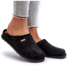 Pantofole domestiche calde Inblu CS-34-014 nere nero