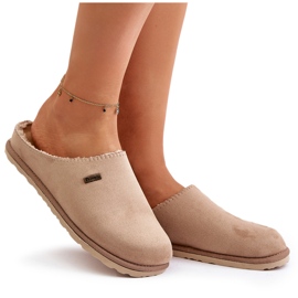 Pantofole domestiche calde Inblu CS-34-011 Beige