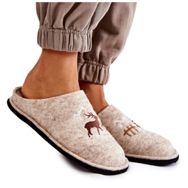 Ciabatte domestiche Big Star KK276016 Beige