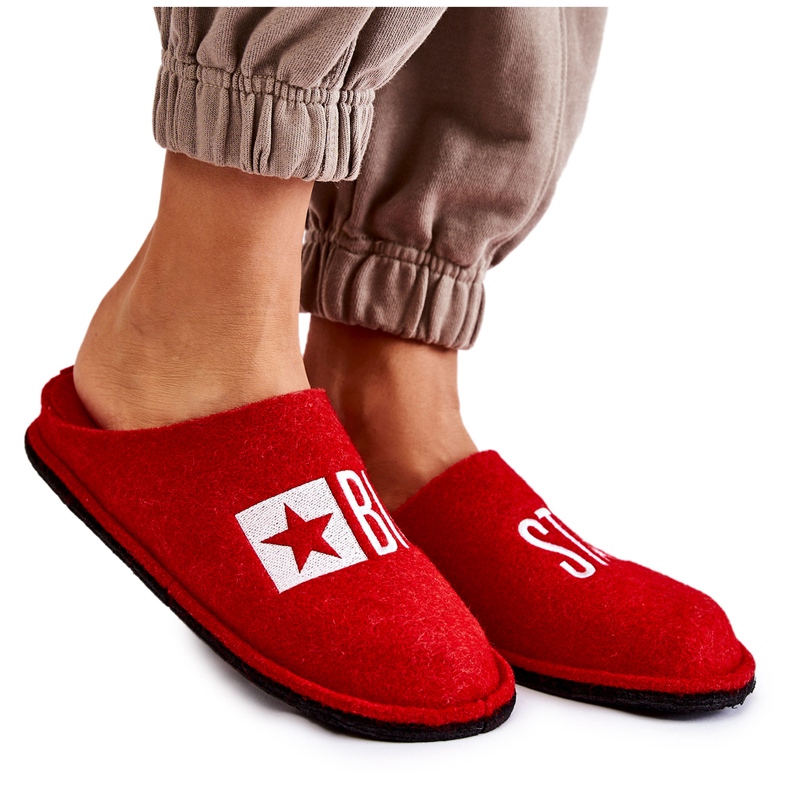 Ciabatte domestiche Big Star KK276022 Rosse rosso